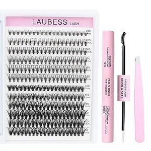 Lash Extension Kit 20D+40D Lash Clusters Kit Lash Bond And Seal Waterproof
